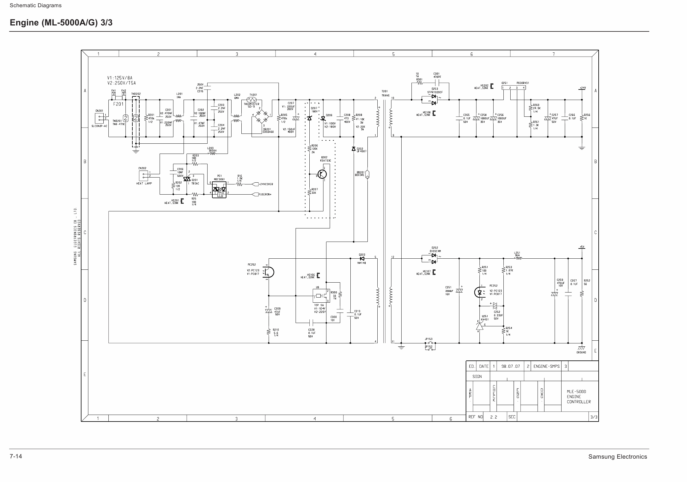 Samsung Laser-Printer ML-5000A Parts and Service Manual-6